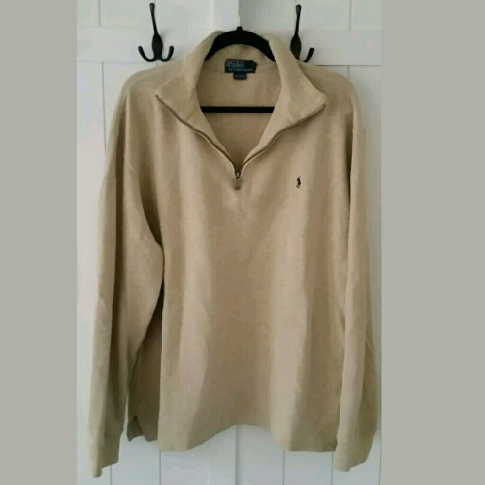Ralph Lauren Polo Zip Pullover Sweater XL